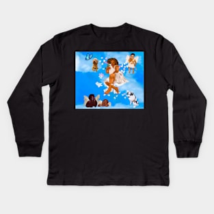 Afro Renaissance Kids Long Sleeve T-Shirt